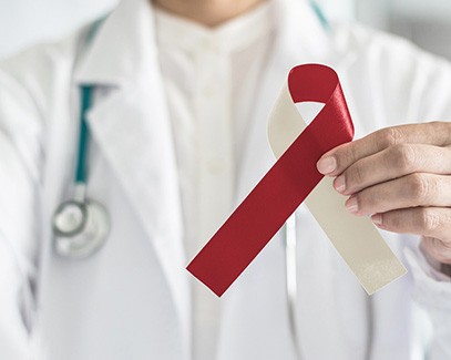Oral cancer ribbon