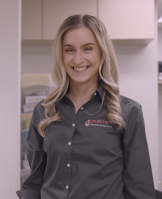 Tucson dental team member smiling in dental office