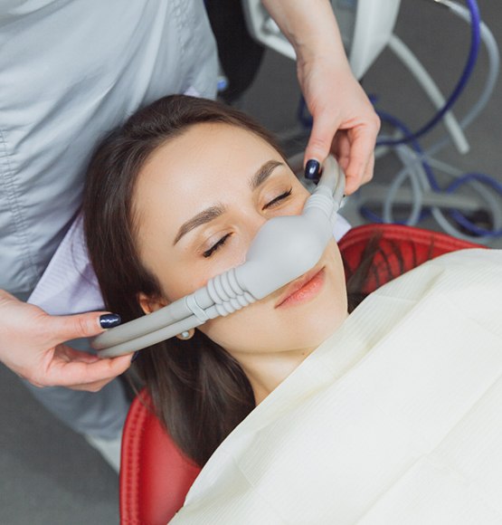 Dental anesthesia is a form of sedation used during dental treatment