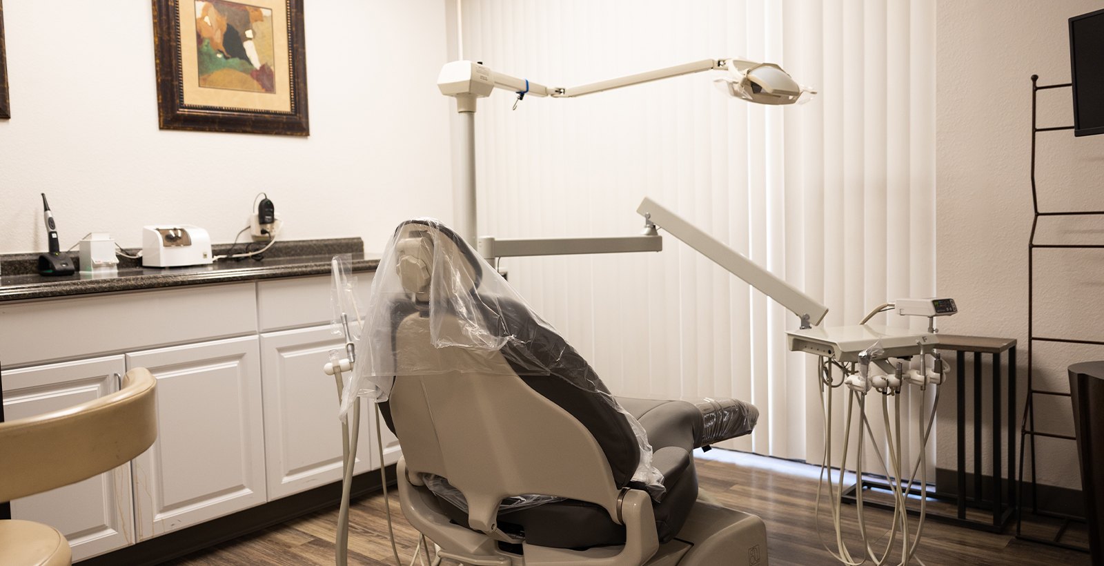 Dental treatment chair in Tucson dental office