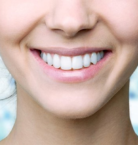 a closeup of a healthy smile in Tucson